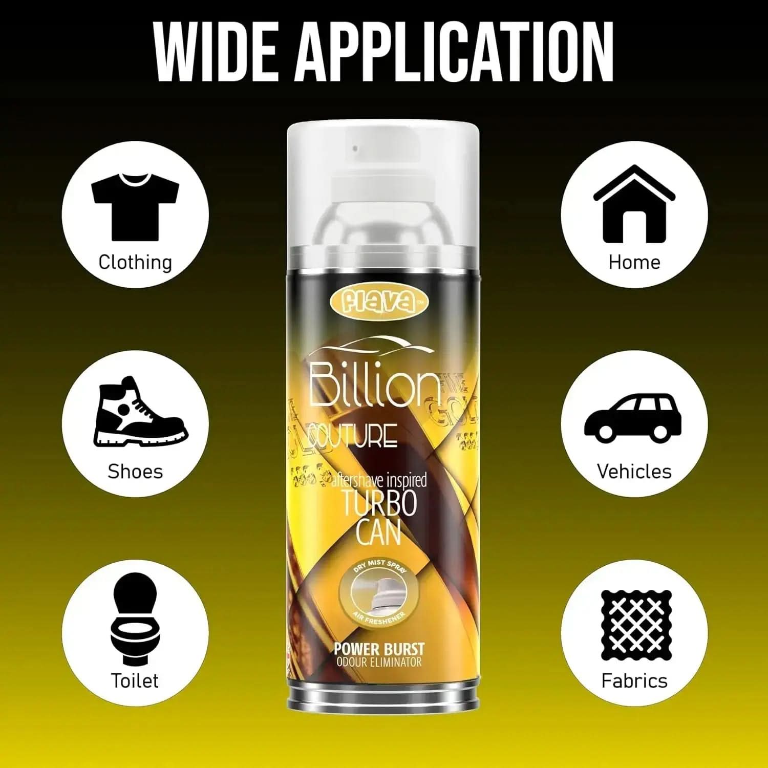 Flava Couture Turbo Can Spray - Billion Flava Car Scents