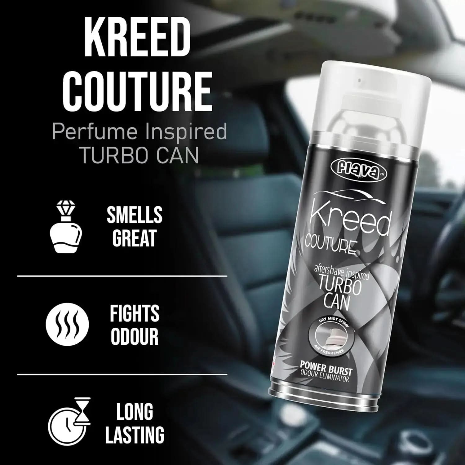 Flava Couture Turbo Can Spray - Kreed Flava Car Scents