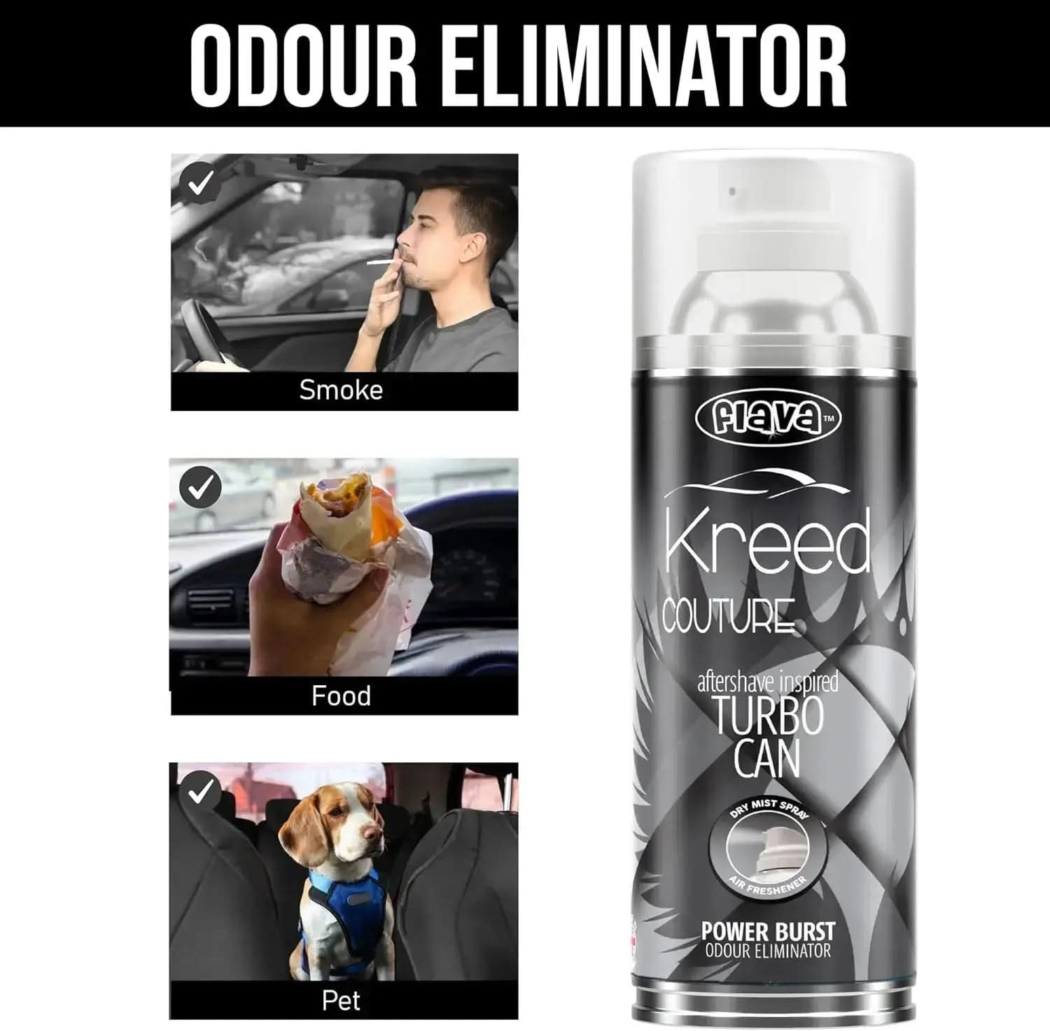 Flava Couture Turbo Can Spray - Kreed Flava Car Scents