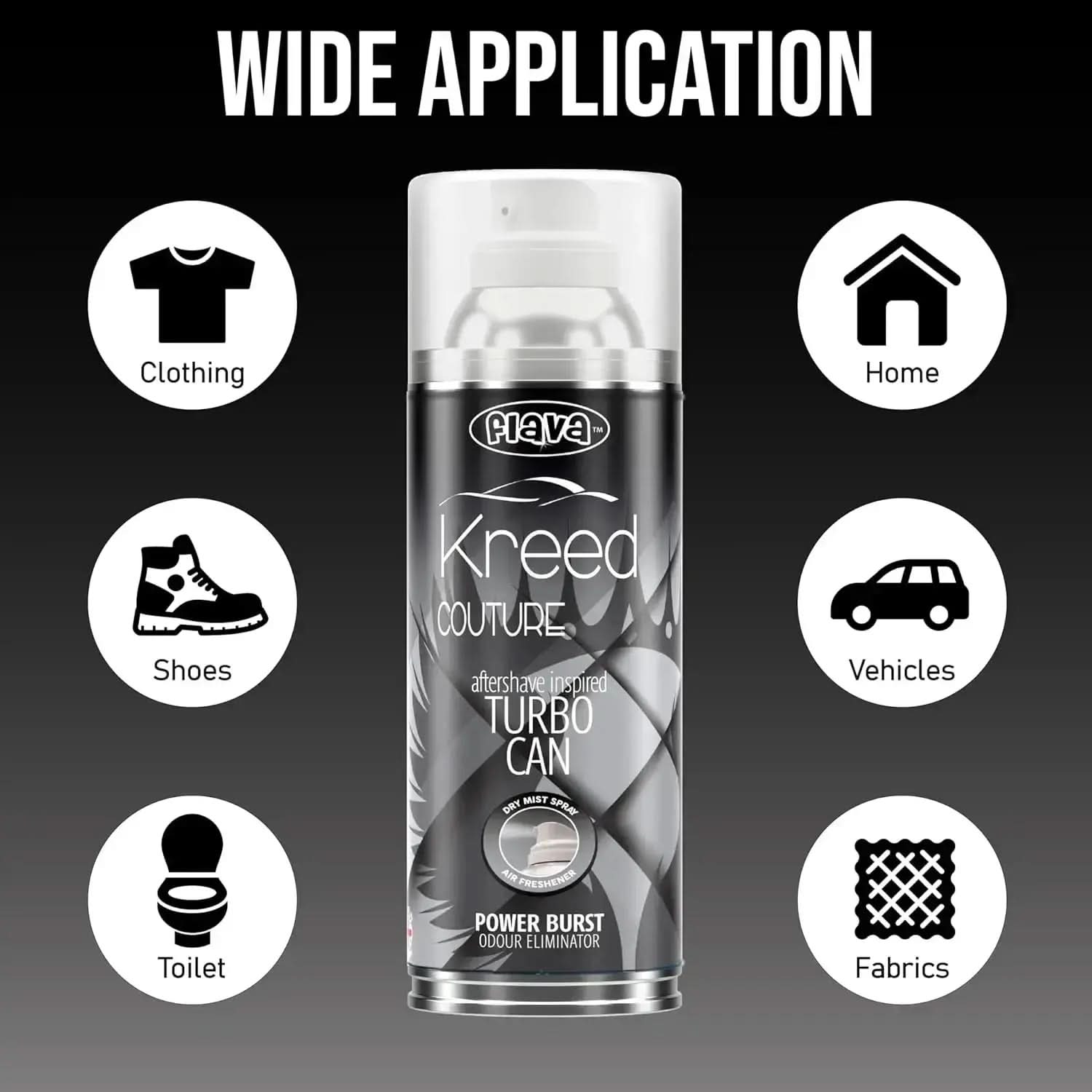 Flava Couture Turbo Can Spray - Kreed Flava Car Scents