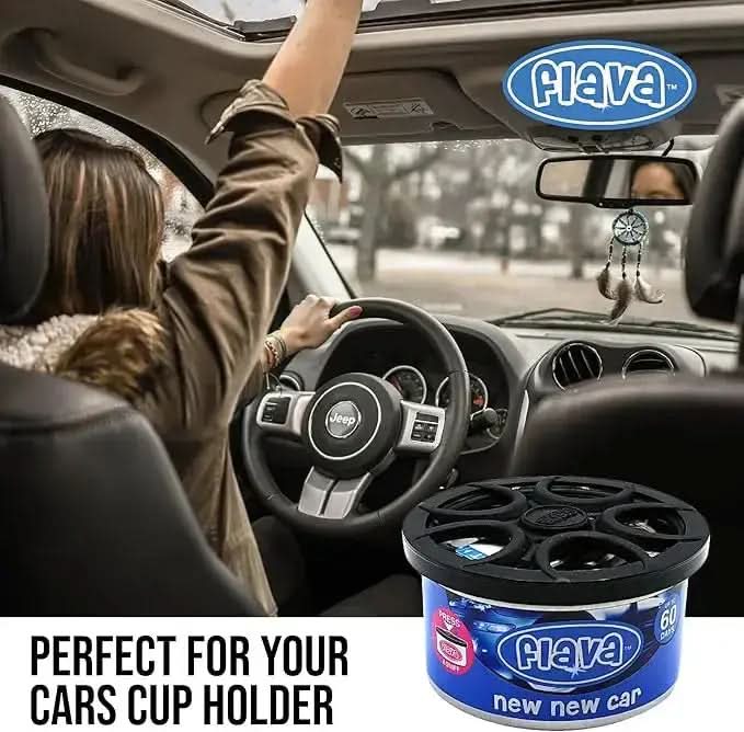 Flava Scent Tin - New New Car Flava Car Scents