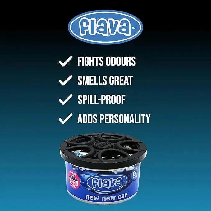 Flava Scent Tin - New New Car Flava Car Scents