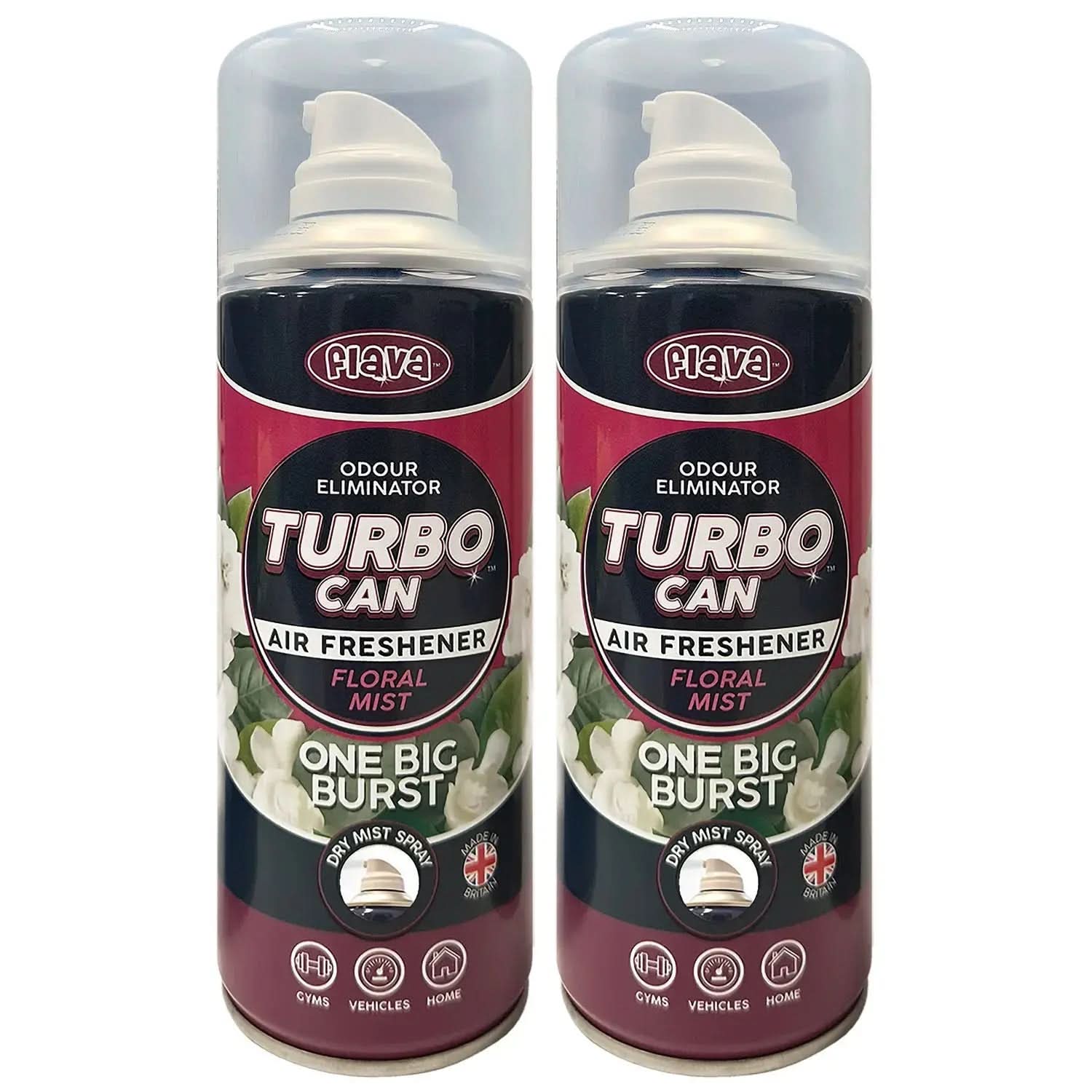 Flava Turbo Can Spray - Floral Mist Flava Car Scents