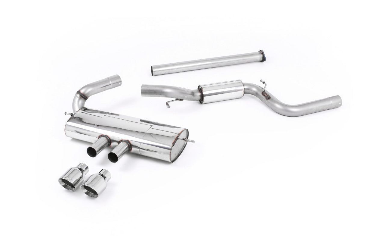 Ford Focus MK3 ST 5 door Hatchback - Part Resonated Cat-Back Exhaust System