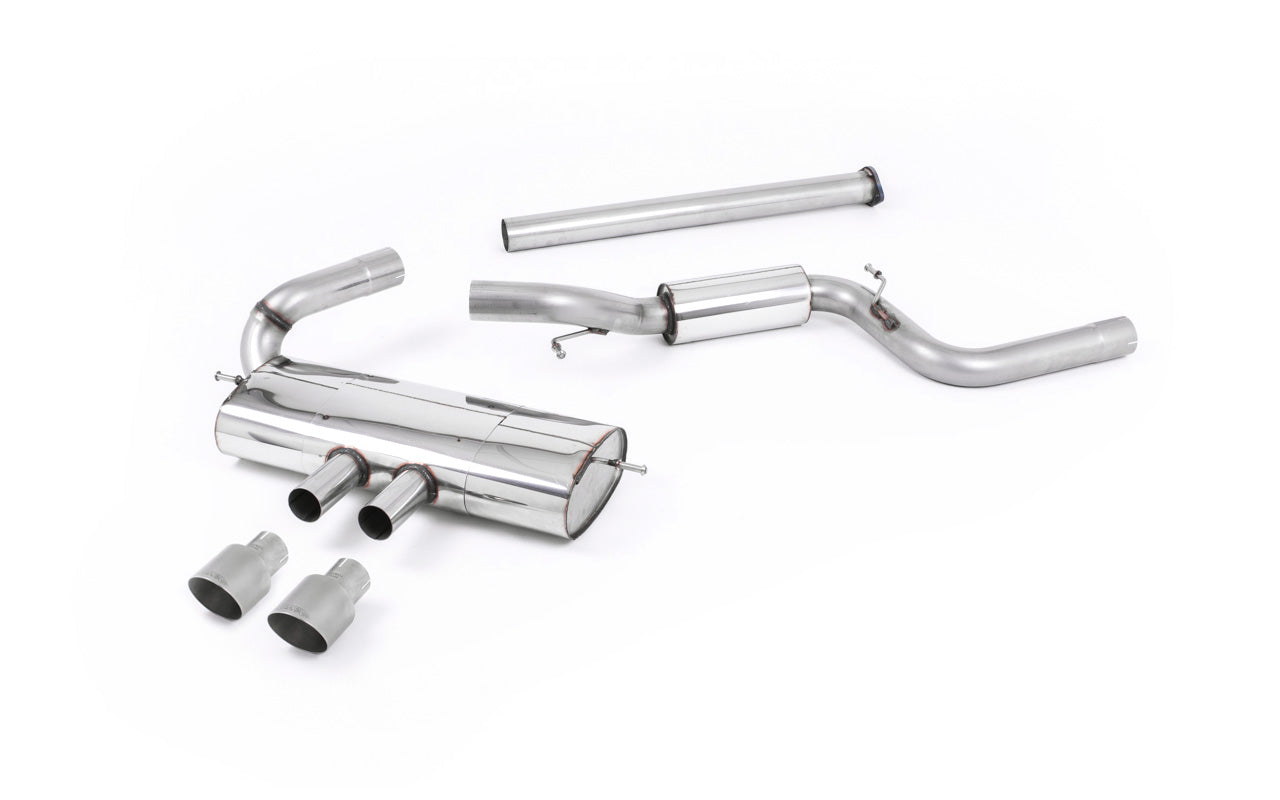 Ford Focus MK3 ST 5 door Hatchback - Part Resonated Cat-Back Exhaust System
