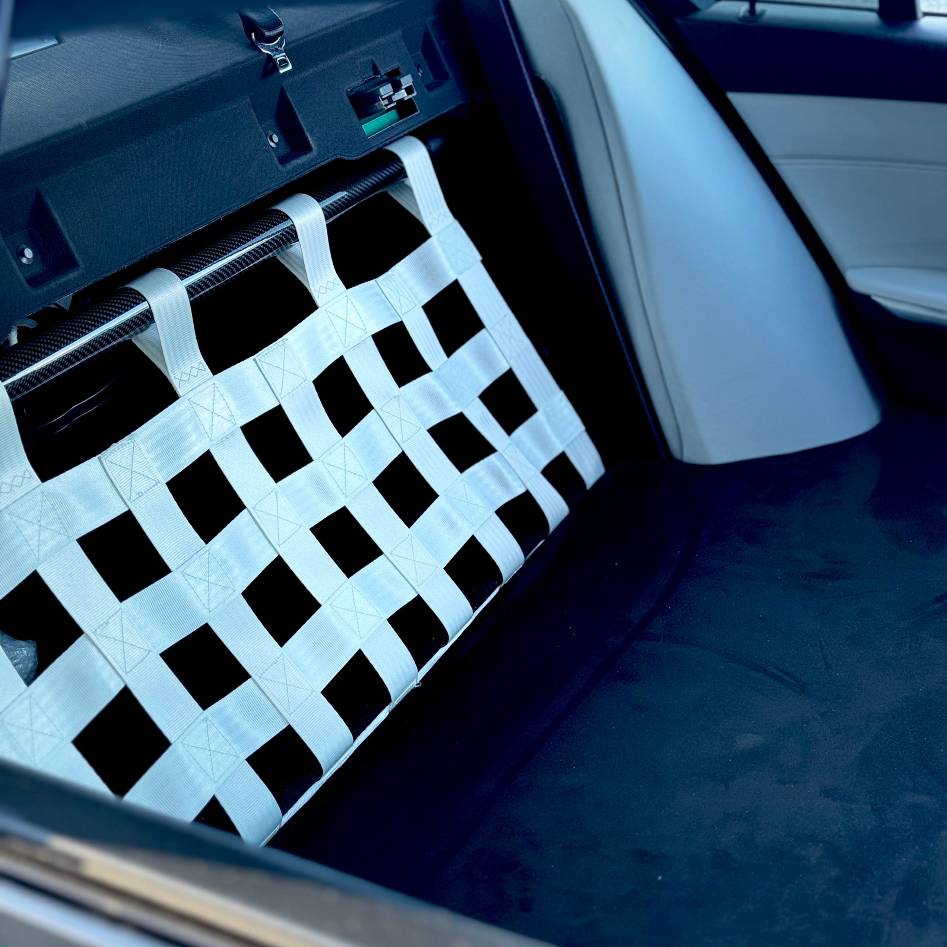 BMW 3 Series G80 M3 & G20 Strut Bar & Cargo Net Kit cargo-nets.co.uk
