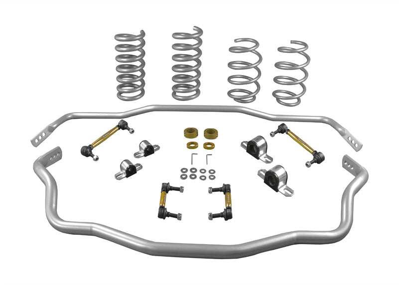 Whiteline Grip Series 1 Anti-Roll Bar and Lowering Spring Vehicle Kit Ford Mustang S550 GT 2014-2019 - GS1-FRD006