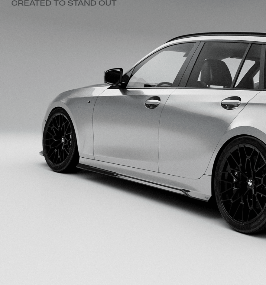 EVO-1 Gloss Black Side Skirts