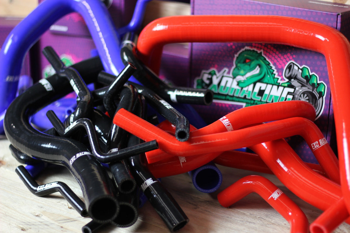 Honda Civic EG EK D-series silicone hose kit with 10 hoses and stainless clamps