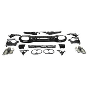 MERCEDES A-CLASS W177/V177 2018-CURRENT GLOSS BLACK QUAD TIP DIFFUSER