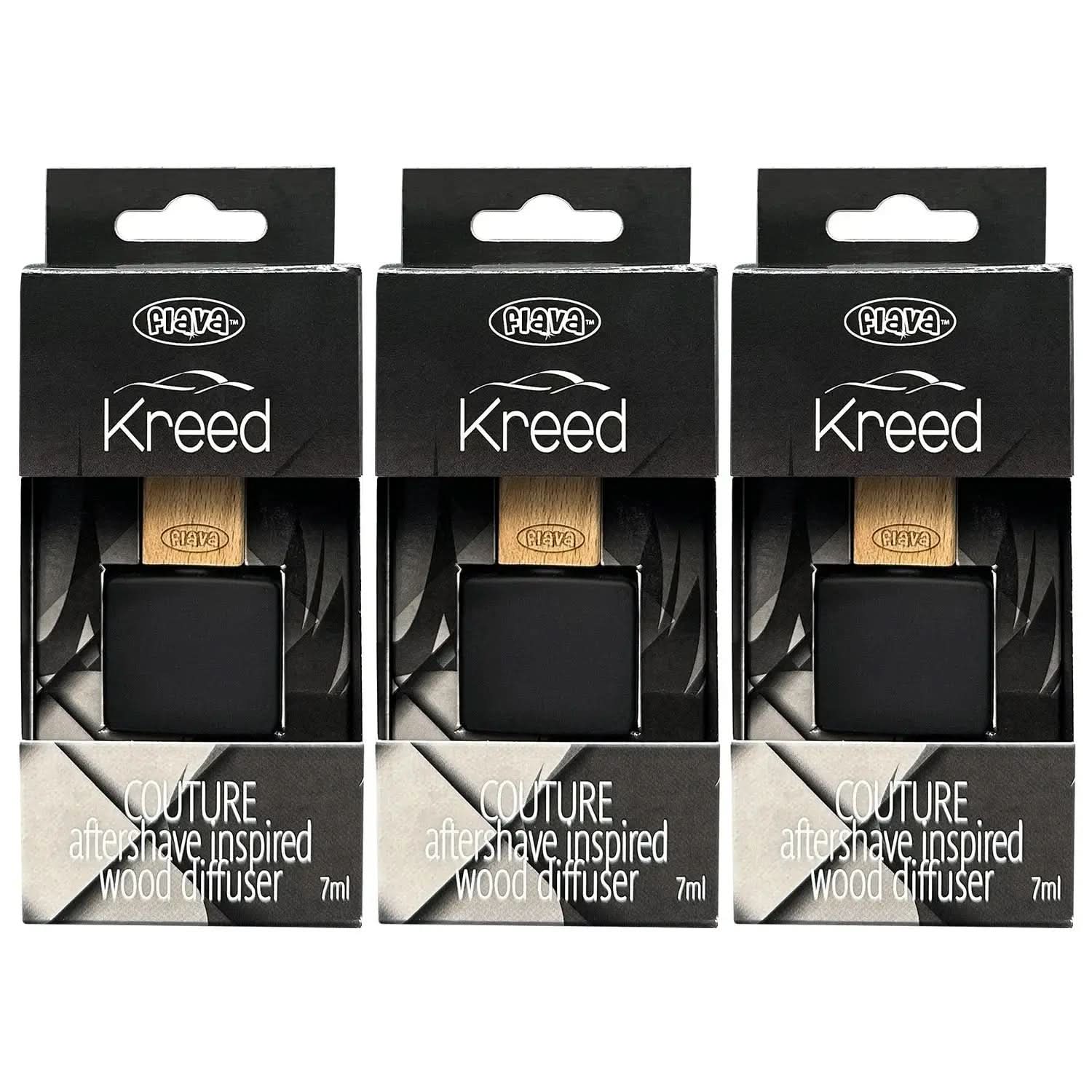 Flava Couture Wood Car Air Freshener - Kreed Flava Car Scents