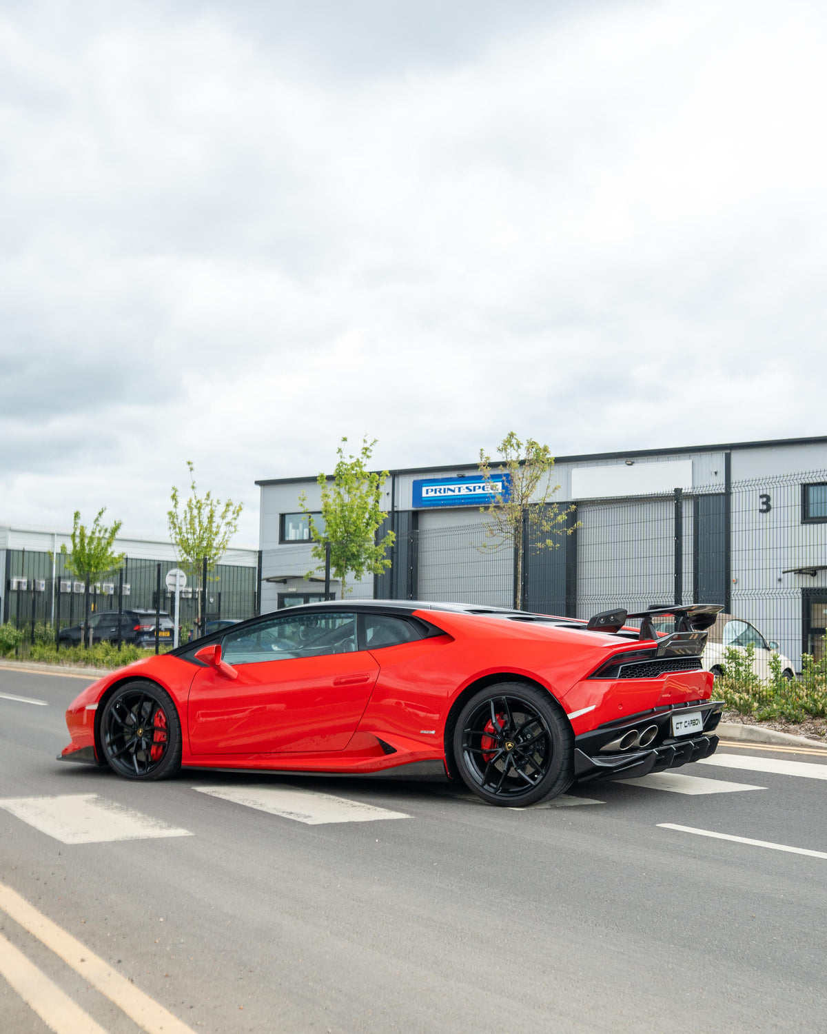 LAMBORGHINI HURACAN LP-610 CARBON FIBRE DIFFUSER - CT DESIGN