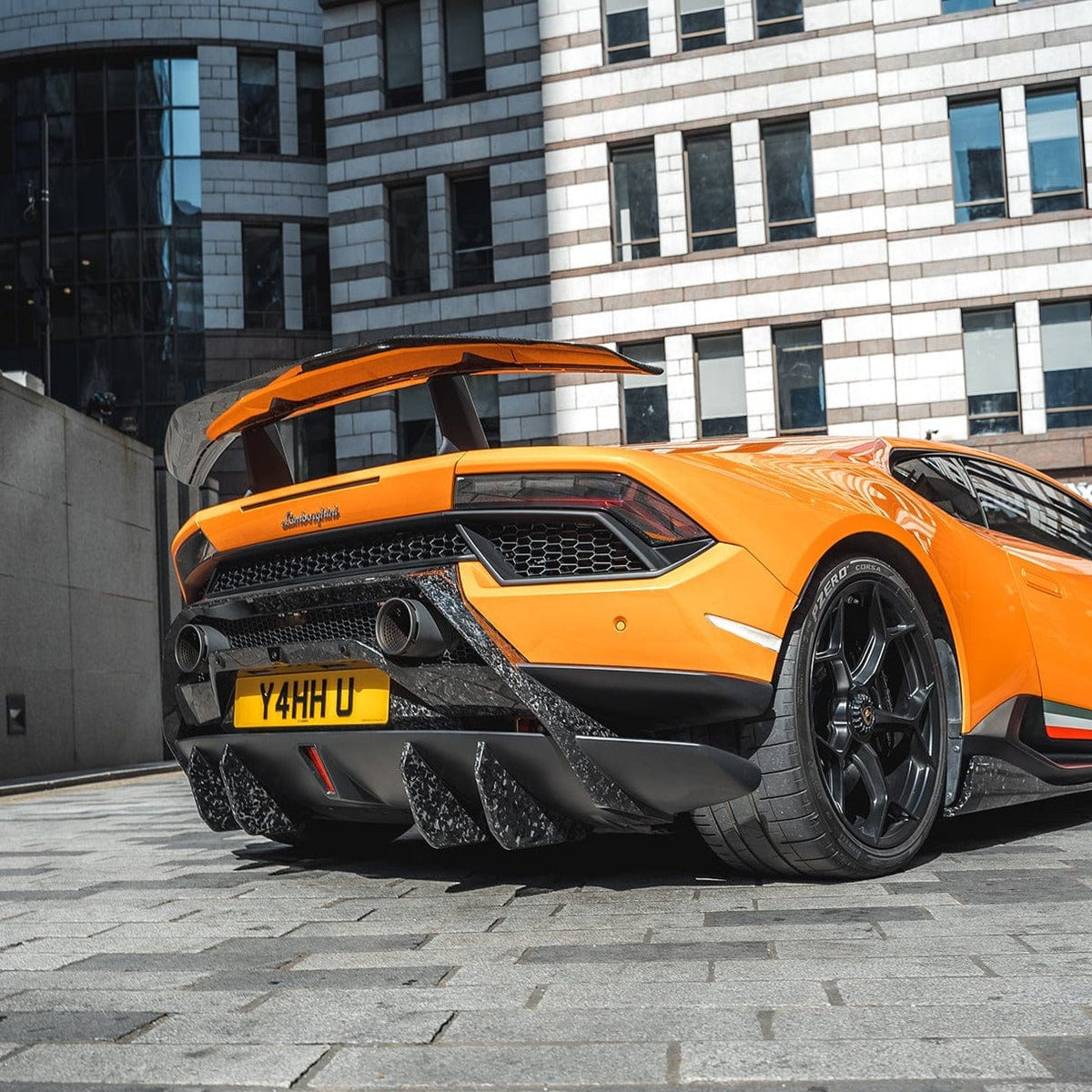 LAMBORGHINI HURACAN PERFORMANTE DIFFUSER EXTENSIONS - CT DESIGN