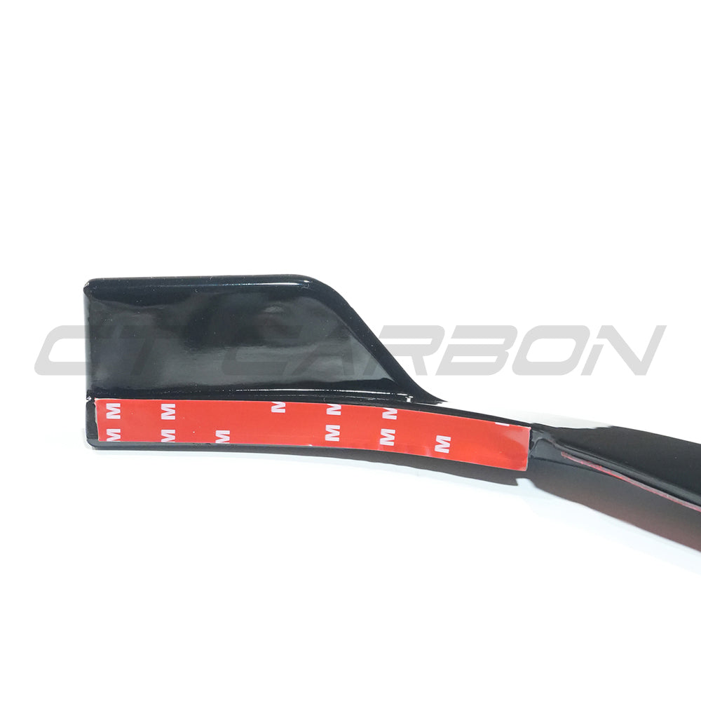 MERCEDES W206 2021+ C-CLASS GLOSS BLACK 3-PIECE SPLITTER - V1