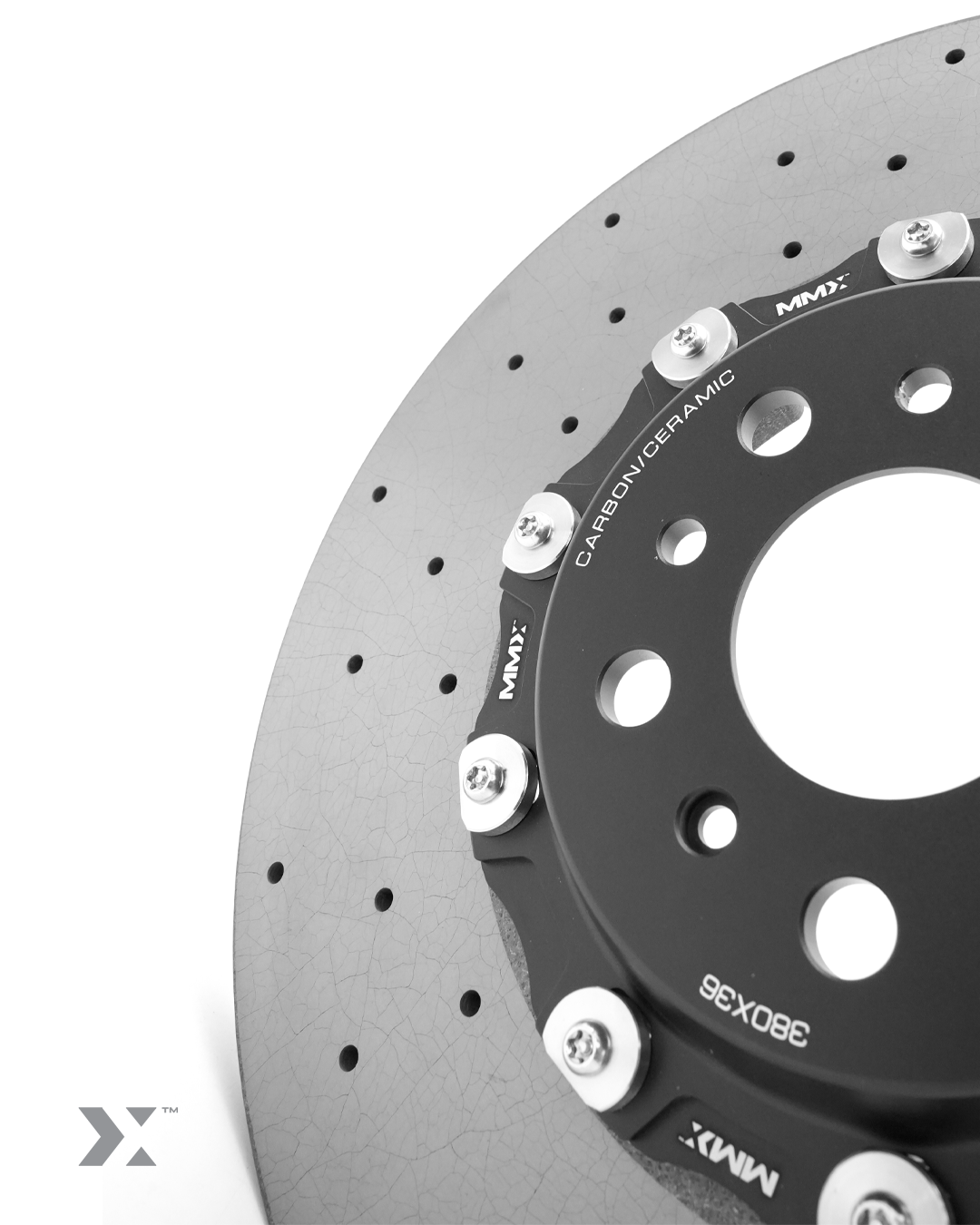 MMX 2-Piece 380mm x 36mm Carbon Ceramic front discs/rotors for BMW G8x