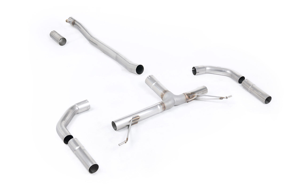 Mercedes A35 AMG - & Non-Valved Front Pipe Back Exhaust (Uses OE Trims)