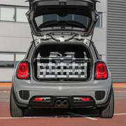 Mini Cooper S F56 Strut bar and Cargo net cargo-nets.co.uk