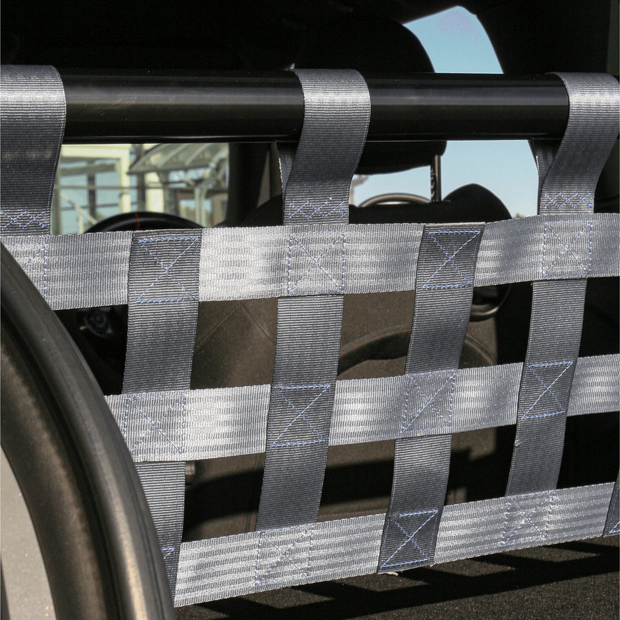 Mini Cooper S F56 Strut bar and Cargo net cargo-nets.co.uk