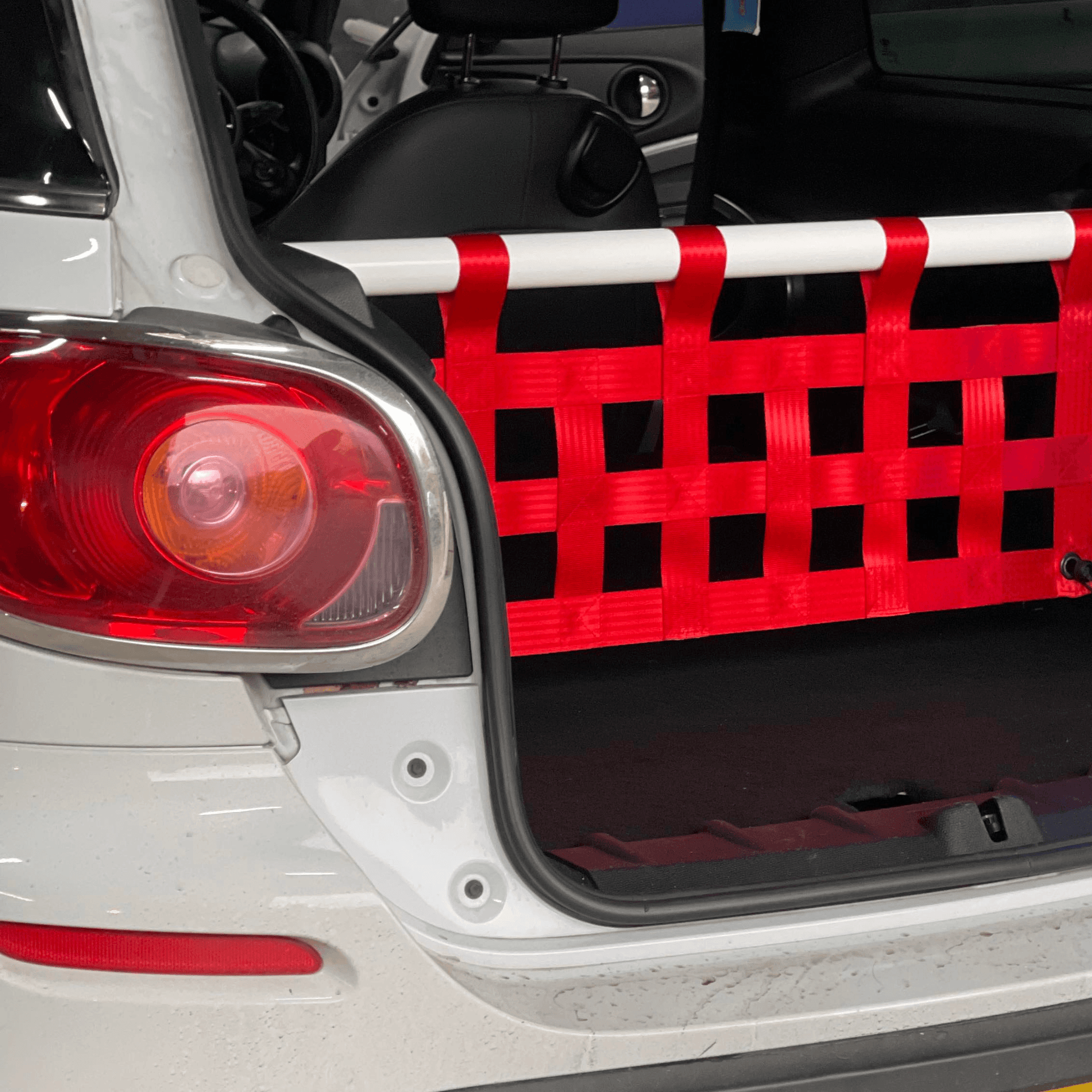 Mini Paceman Cooper S R61 Strut bar and Cargo net cargo-nets.co.uk