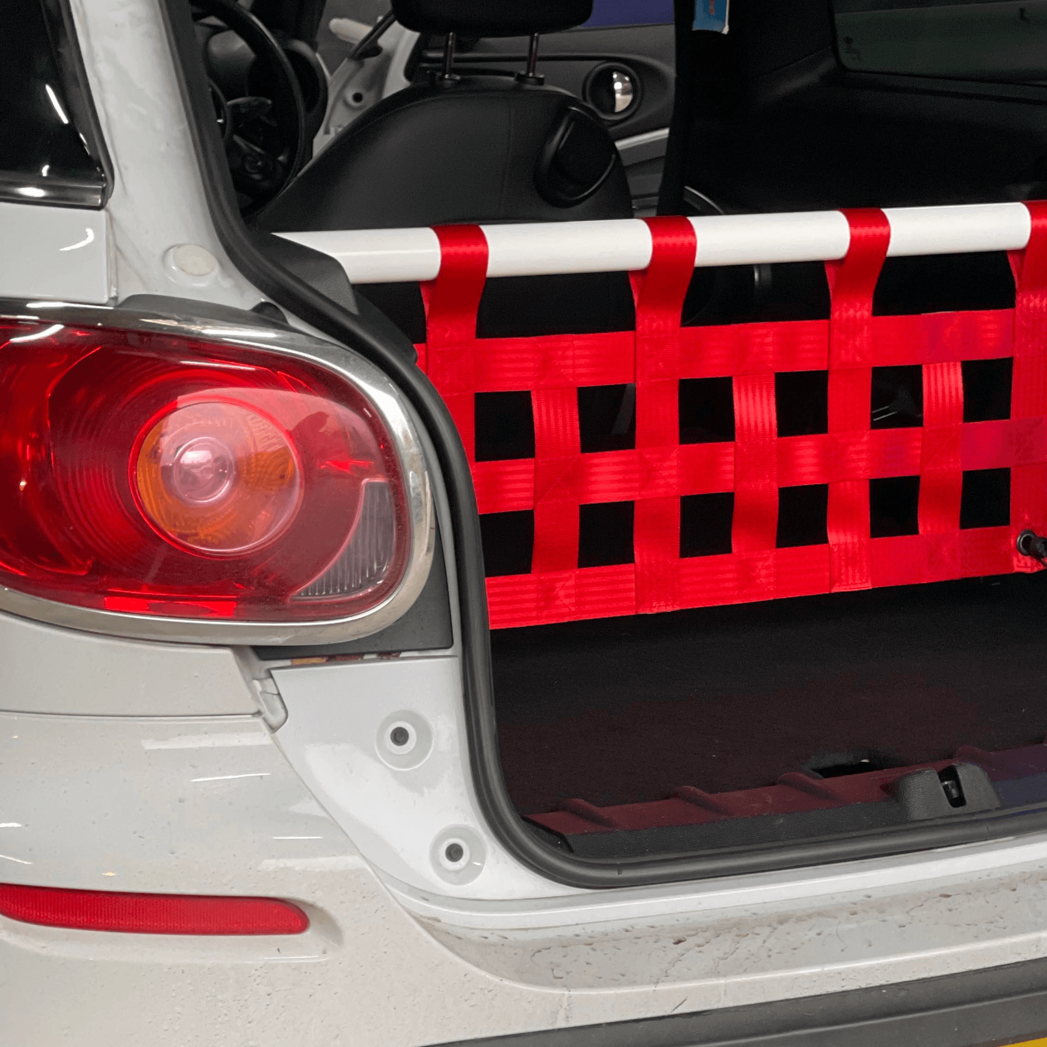 Mini Paceman Cooper S R61 Strut bar and Cargo net cargo-nets.co.uk