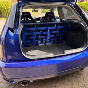 Ford Focus Mk1 ST RS Strut Bar and Cargo Net cargo-nets.co.uk