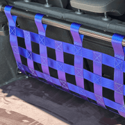 VW Golf Mk8 R GTI Strut bar and Cargo net cargo-nets.co.uk