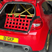 Renault Clio Mk3 197 200 Strut bar and Cargo net cargo-nets.co.uk