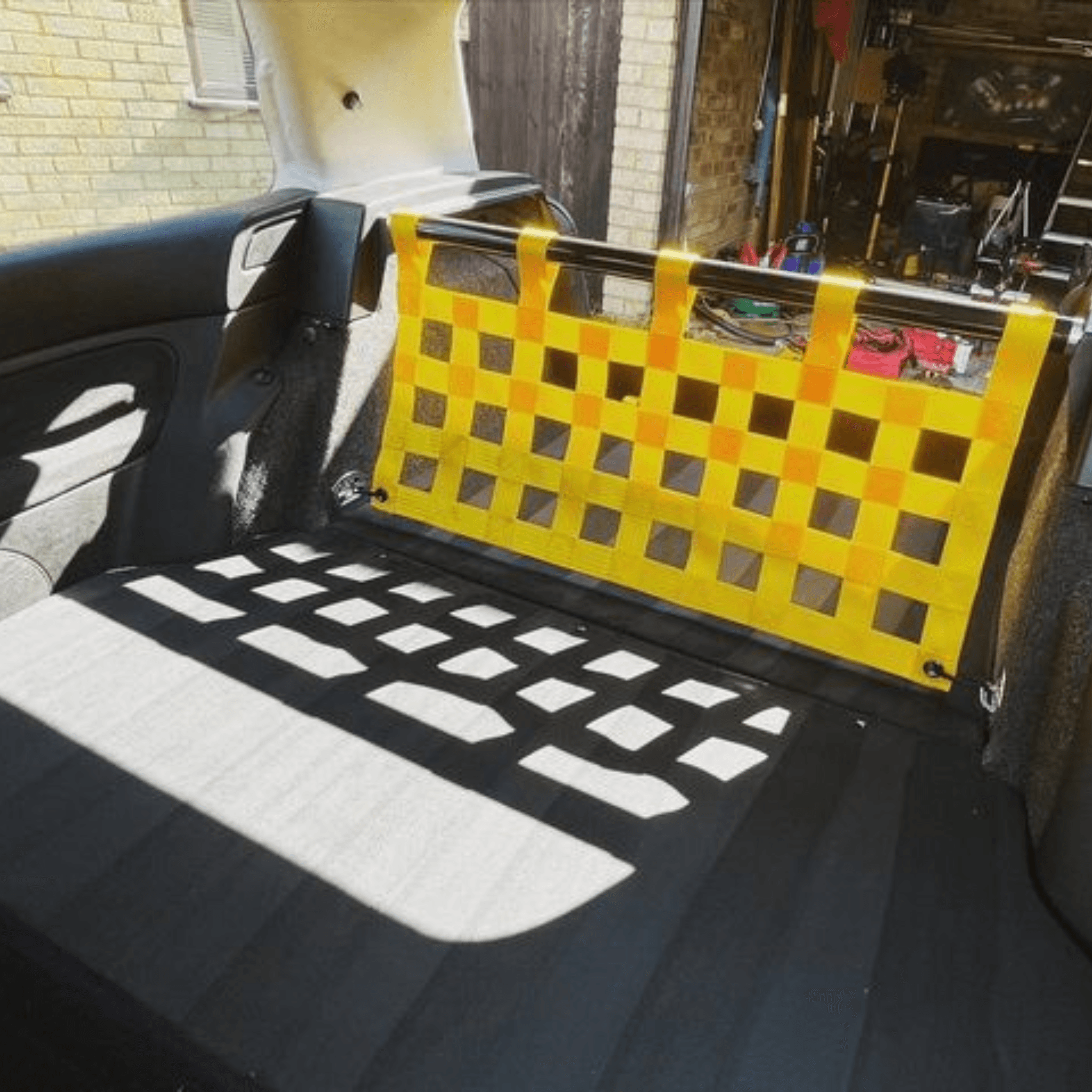 VW Golf Mk4 GTI R32 Strut bar and Cargo net cargo-nets.co.uk