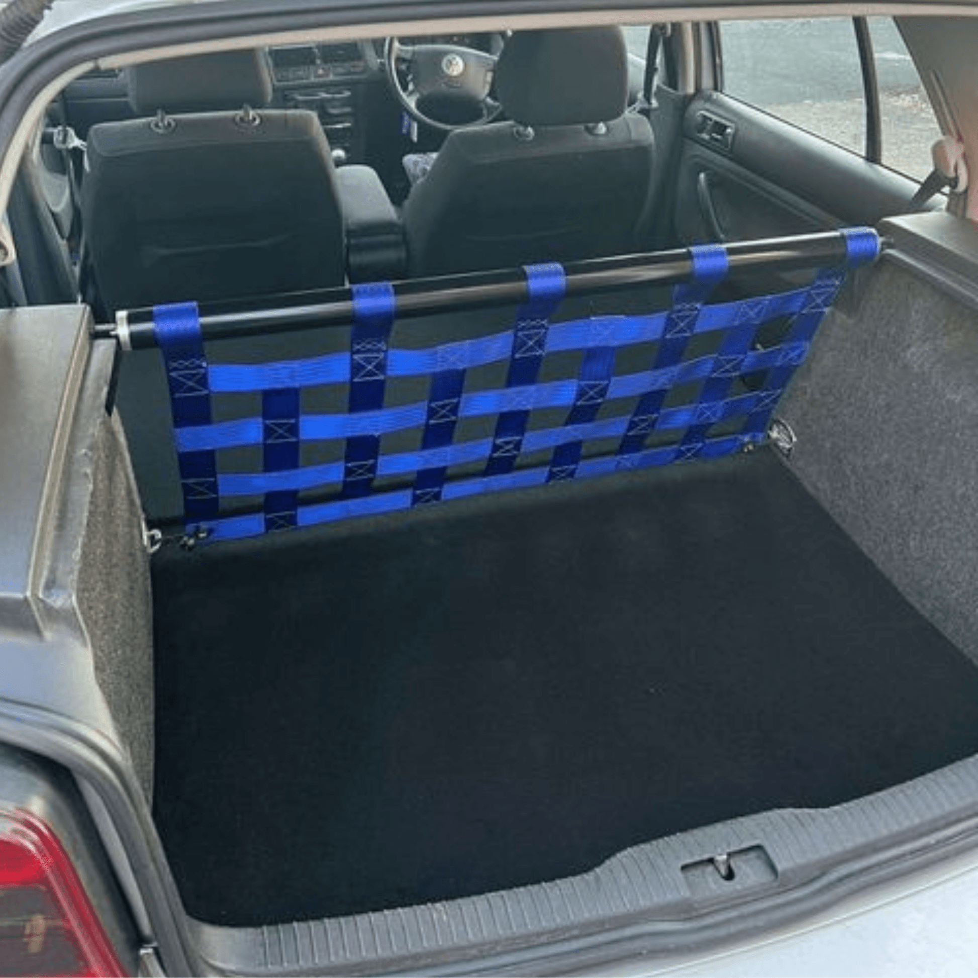 VW Golf Mk4 GTI R32 Strut bar and Cargo net cargo-nets.co.uk