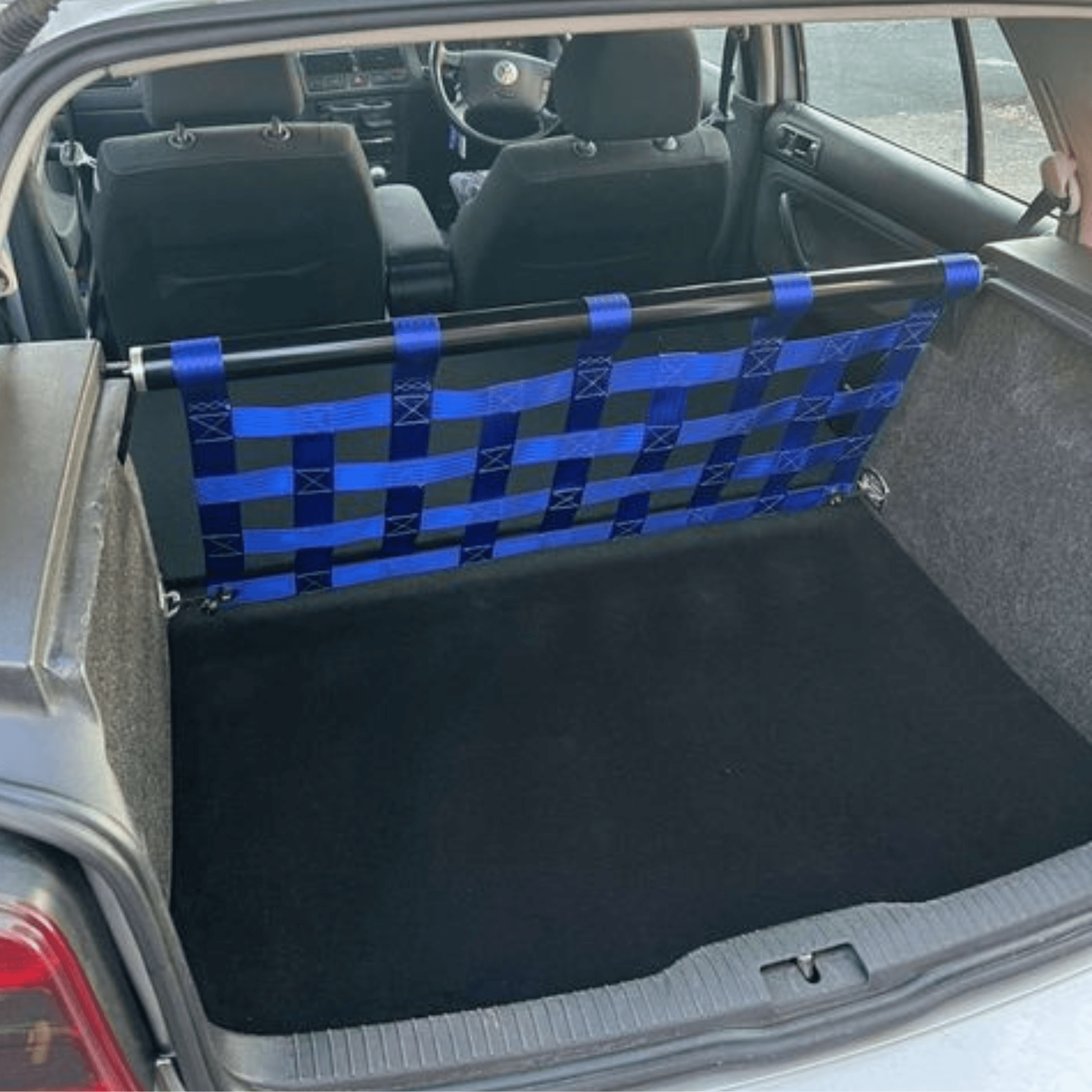 VW Golf Mk4 GTI R32 Strut bar and Cargo net cargo-nets.co.uk
