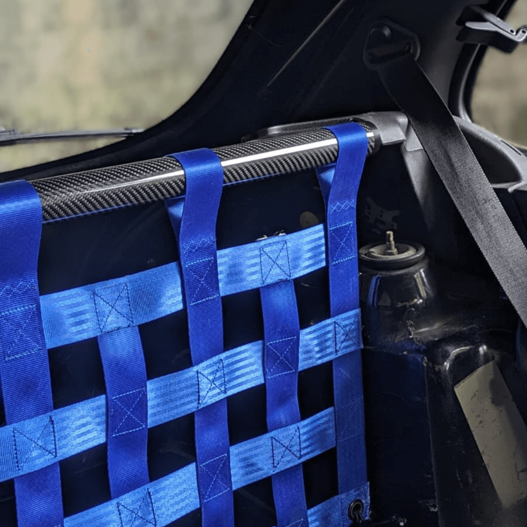 Peugeot 206 GTI Strut bar and Cargo net cargo-nets.co.uk