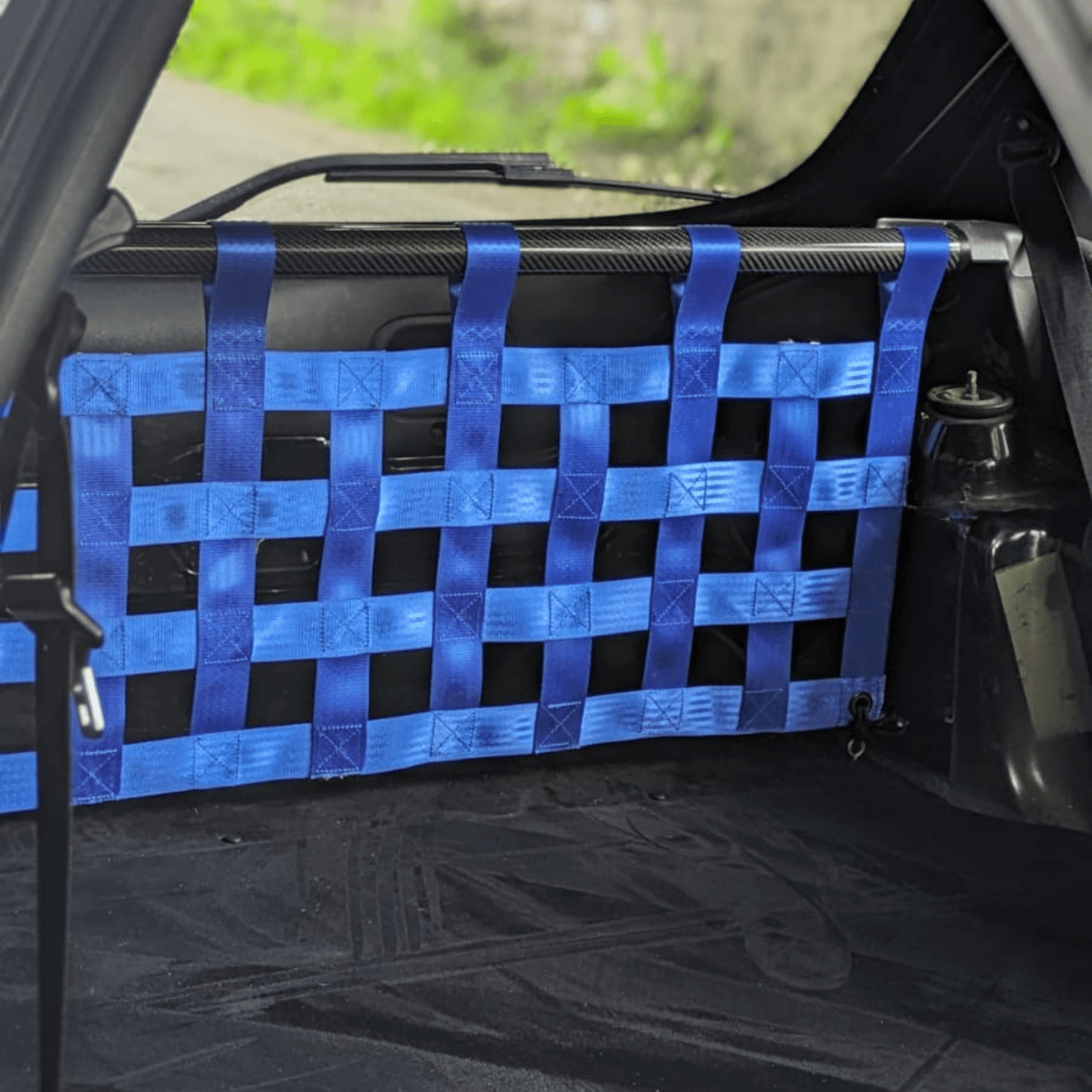 Peugeot 206 GTI Strut bar and Cargo net cargo-nets.co.uk