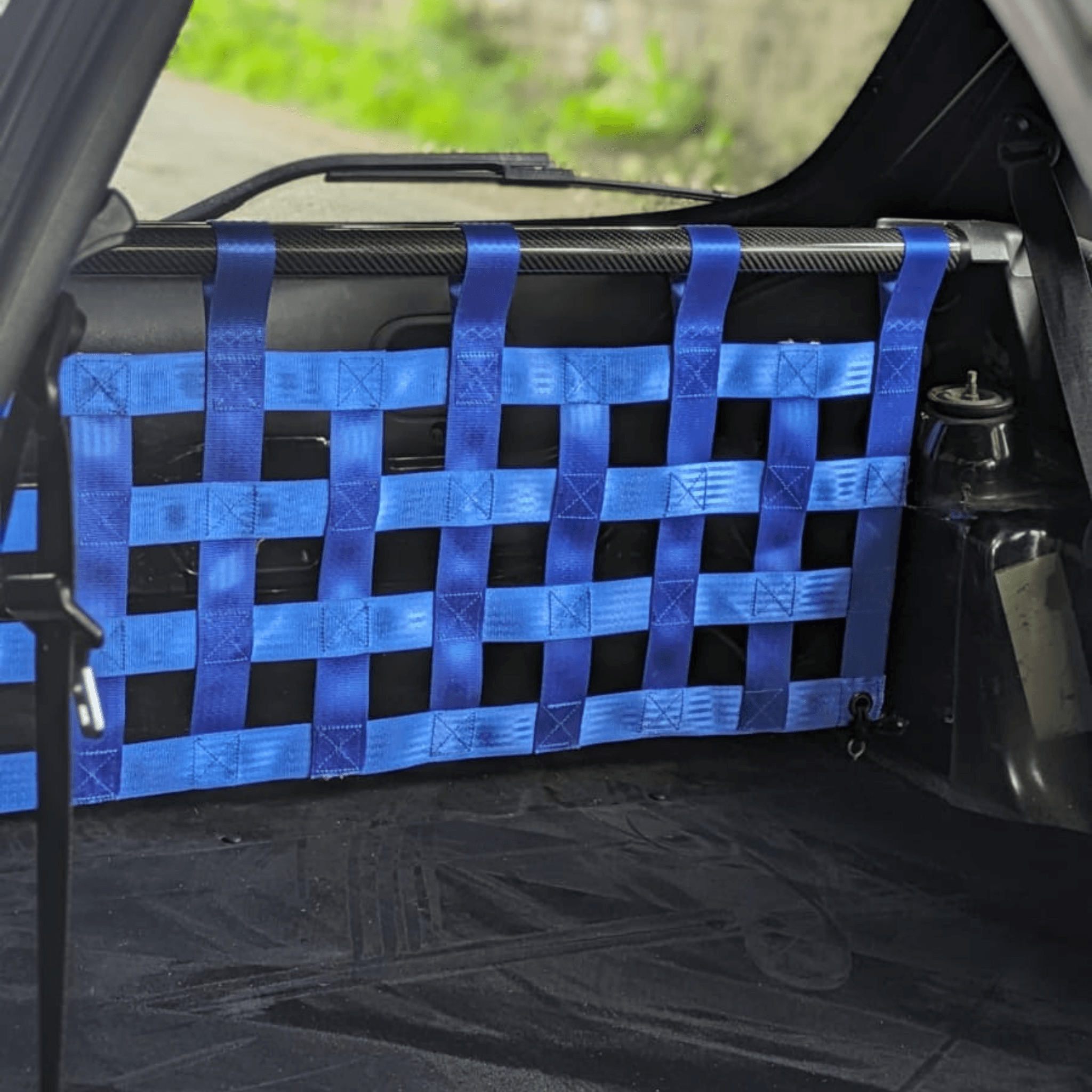 Peugeot 206 GTI Strut bar and Cargo net cargo-nets.co.uk