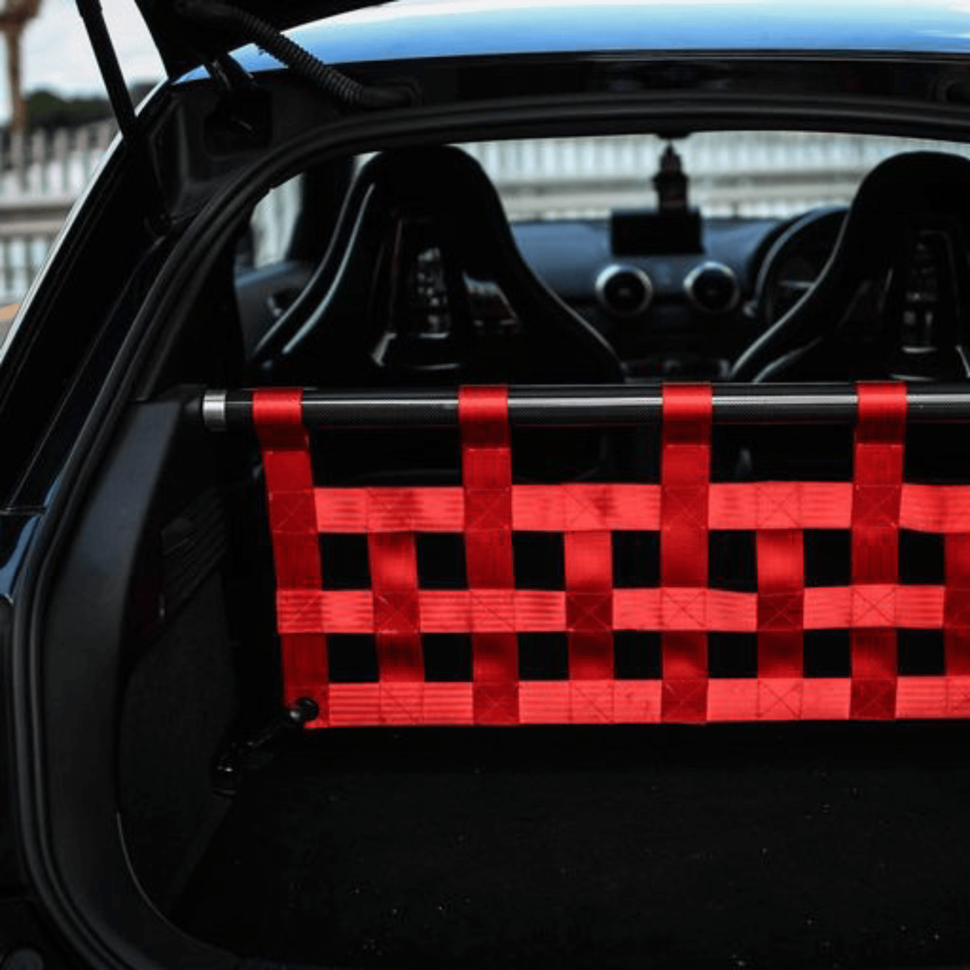 Audi A1 S1 Strut bar and Cargo net cargo-nets.co.uk