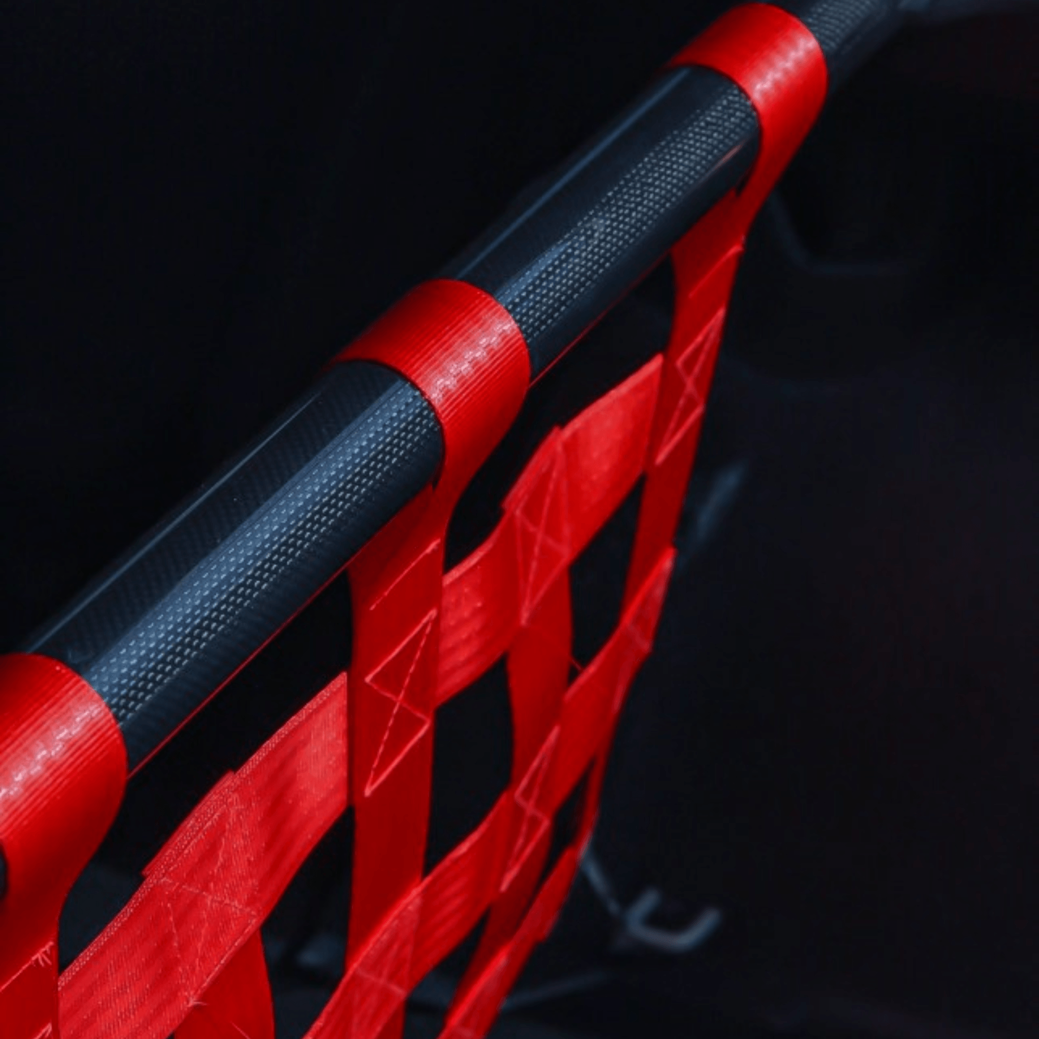 VW Polo Mk6 AW GTI Strut bar and Cargo net cargo-nets.co.uk