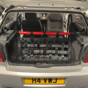 VW Polo Mk3 6n2 GTI Strut bar and Cargo net cargo-nets.co.uk