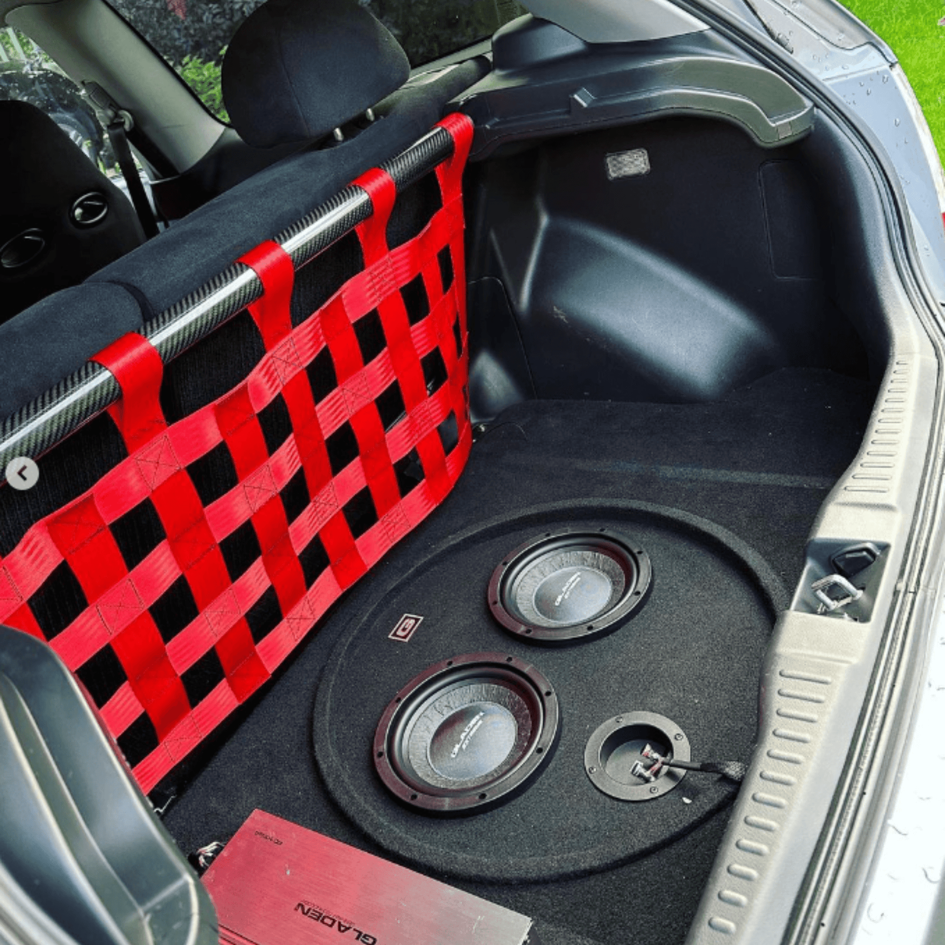 Honda Civic Mk7 EP3 Strut bar and Cargo net cargo-nets.co.uk
