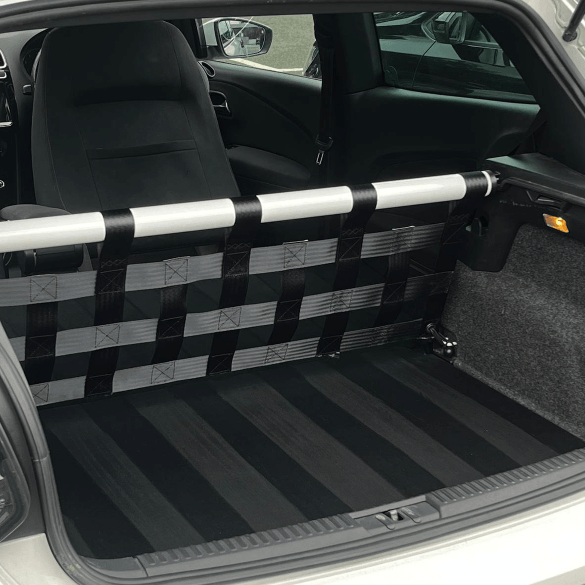 VW Polo Mk5 6C 6R GTI Strut bar and Cargo net cargo-nets.co.uk