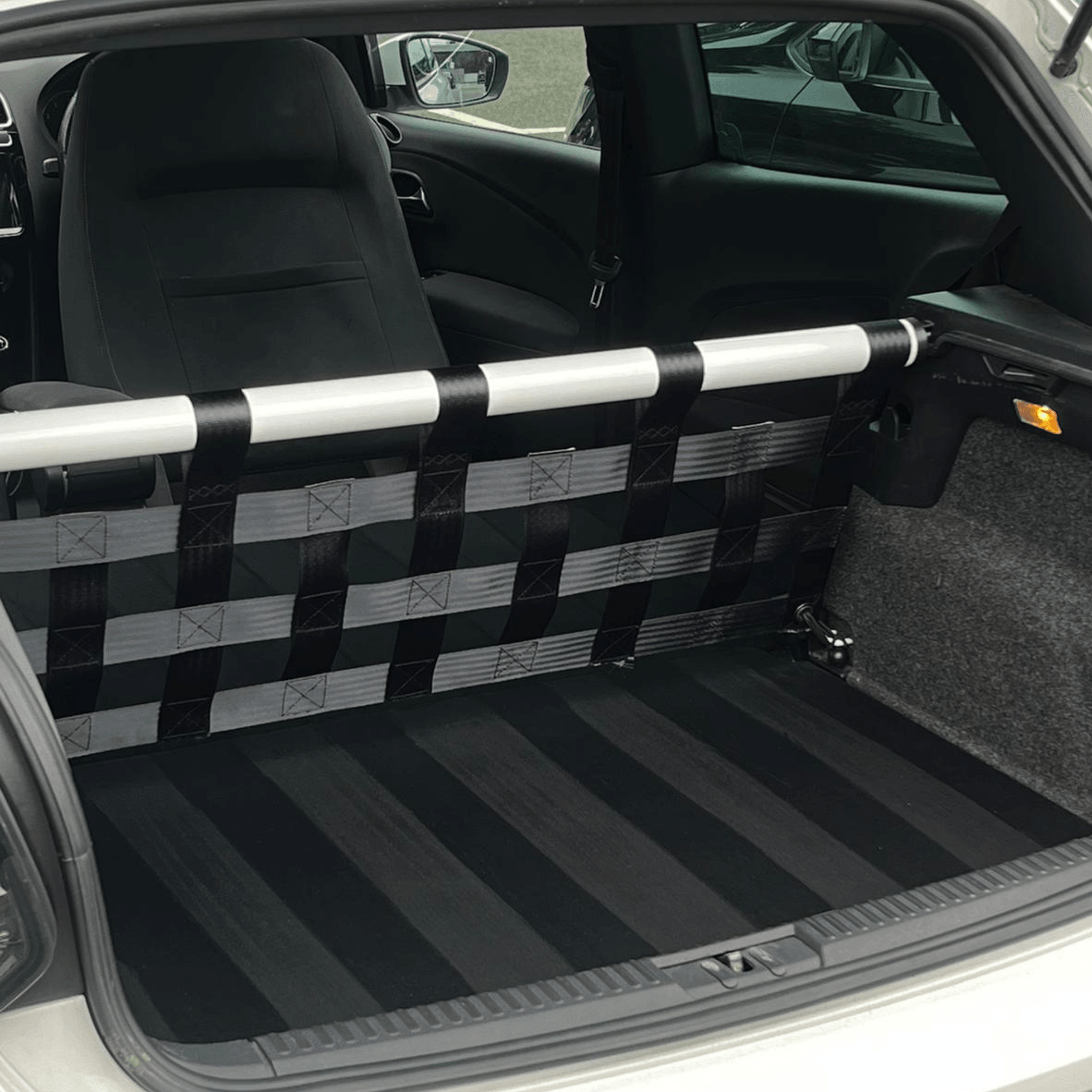 VW Polo Mk5 6C 6R GTI Strut bar and Cargo net cargo-nets.co.uk