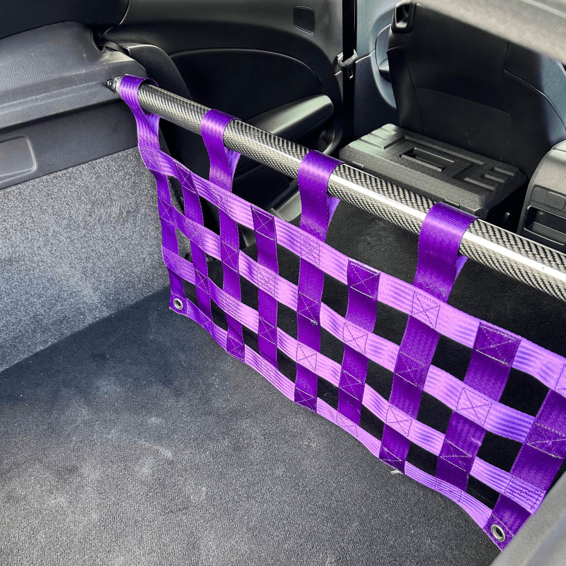VW Scirocco Mk3 R Strut bar and Cargo net cargo-nets.co.uk
