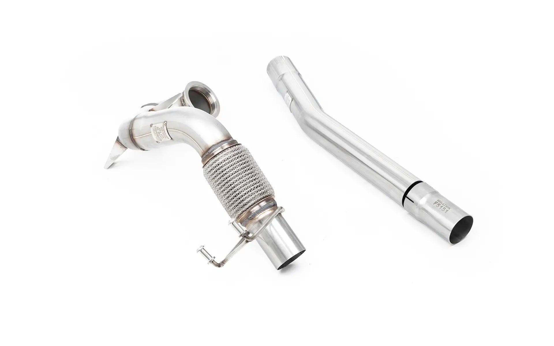VW Polo GTI 2.0 TSI (AW - 5 Door/Non GPF Models) - Downpipe and Decat for Milltek Cat Back
