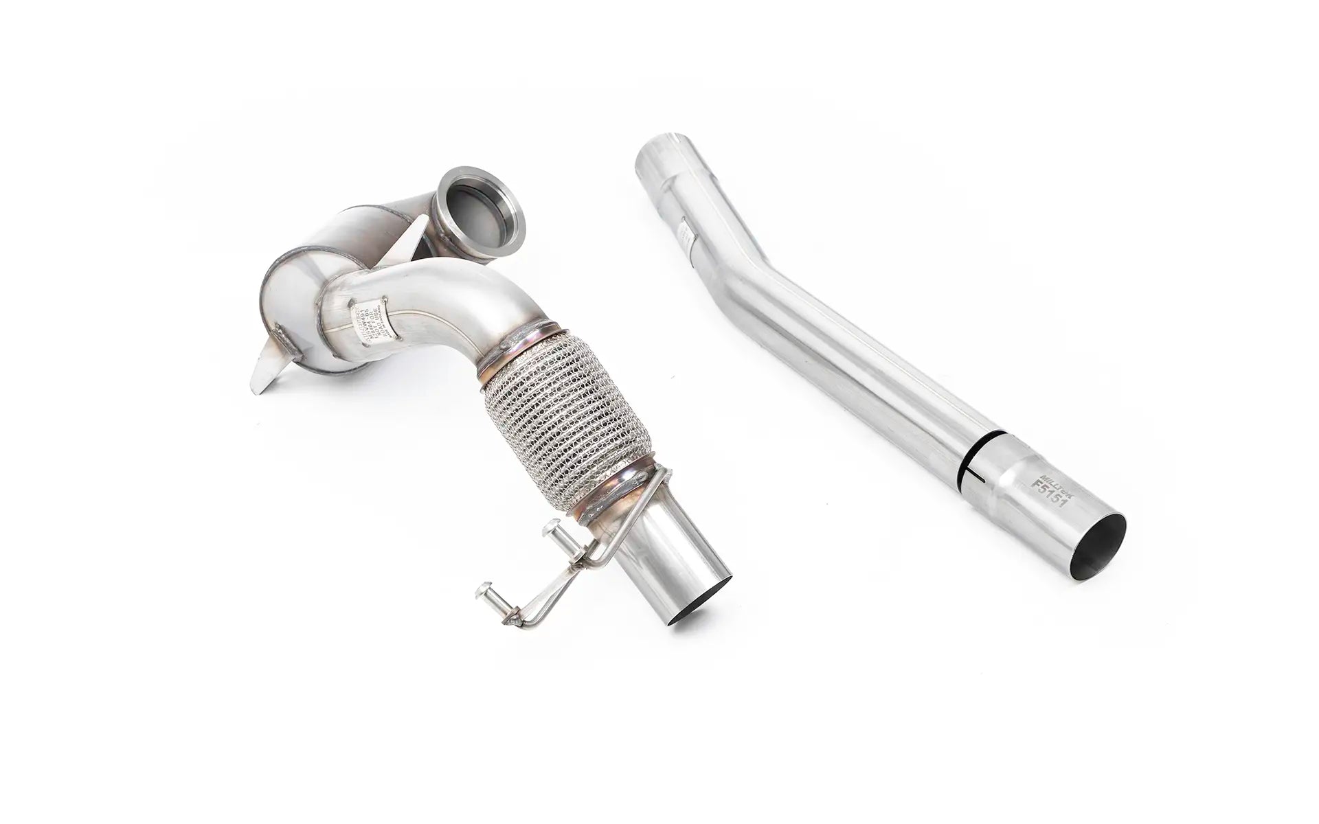 VW Polo GTI 2.0 TSI (AW - 5 Door/Non GPF Models) - Downpipe and Race Cat for Milltek Cat Back