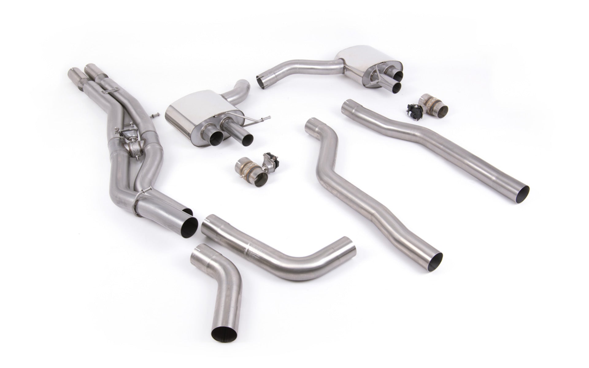 Audi RS6/RS7 C8 - Non Resonated Cat Back System (Twin 80mm)