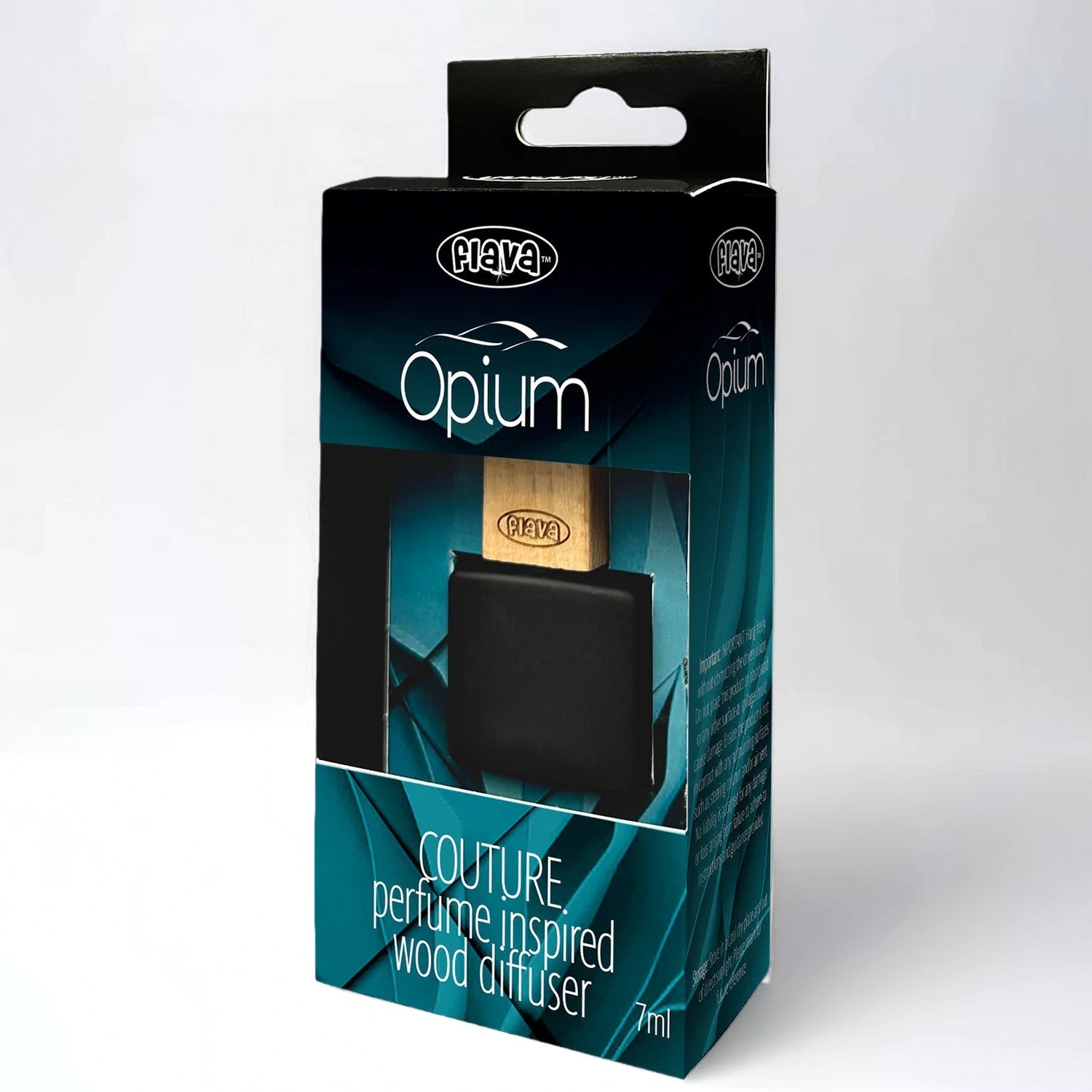 Flava Couture Wood Car Air Freshener - Opium Flava Car Scents