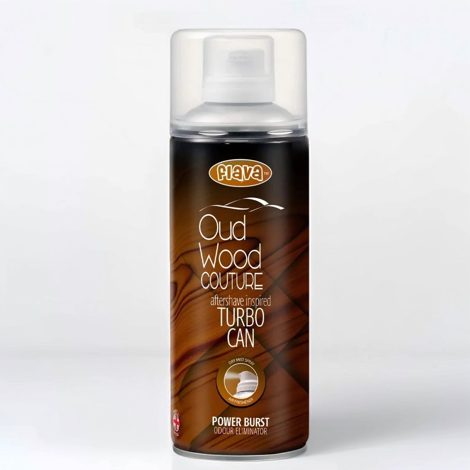 Flava Couture Turbo Can Spray - Oud Wood Flava Car Scents