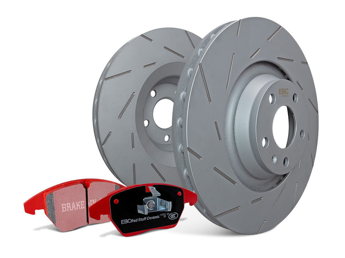 EBC Brakes Bundle  Rear 316mm USR Discs with Redstuff Pads  PD07KR177