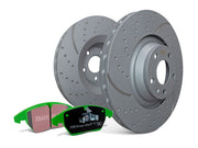 EBC Brakes Bundle  Rear 233mm GD Discs with Greenstuff 2000 Pads  PD11KR511