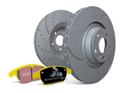EBC Brakes Bundle  Rear 305mm GD Discs with Yellowstuff Pads  PD13KR684