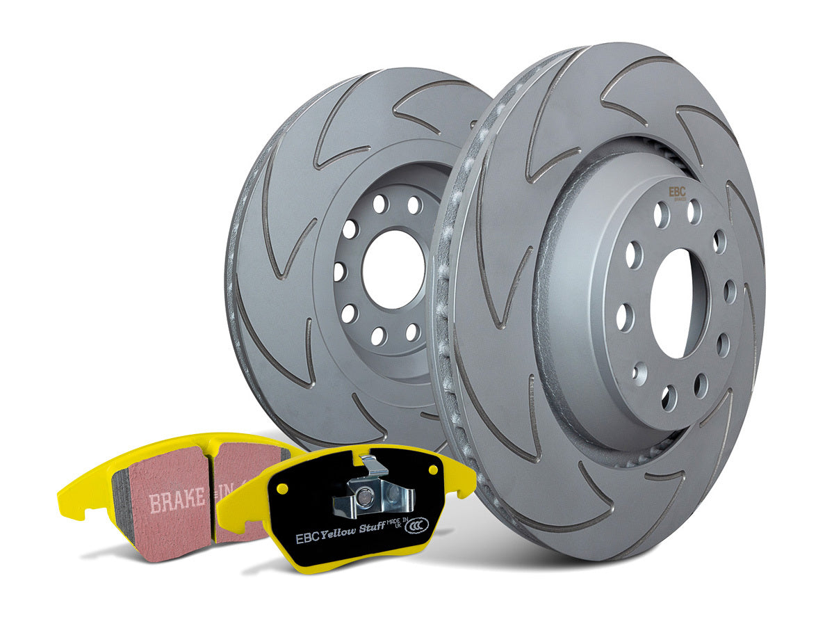 EBC Brakes Bundle  Rear 280mm BSD Discs with Yellowstuff Pads  PD18KR030