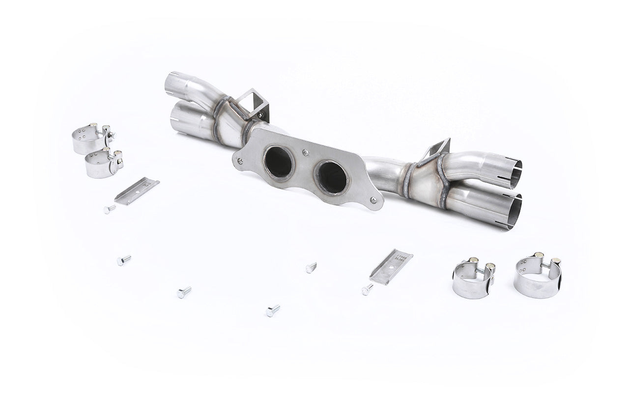 Porsche 991.1/991.2 GT3 & GT3 RS - Rear Silencer Bypass - Re-uses OE Trims